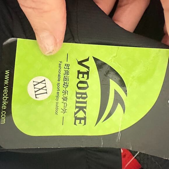 VEOBIKE Womens Black Cycling Bike Active Shorts Underwear Size XXL 2XL Padded 2" - Picture 3 of 10